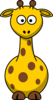 Cartoon Giraffe Clip Art